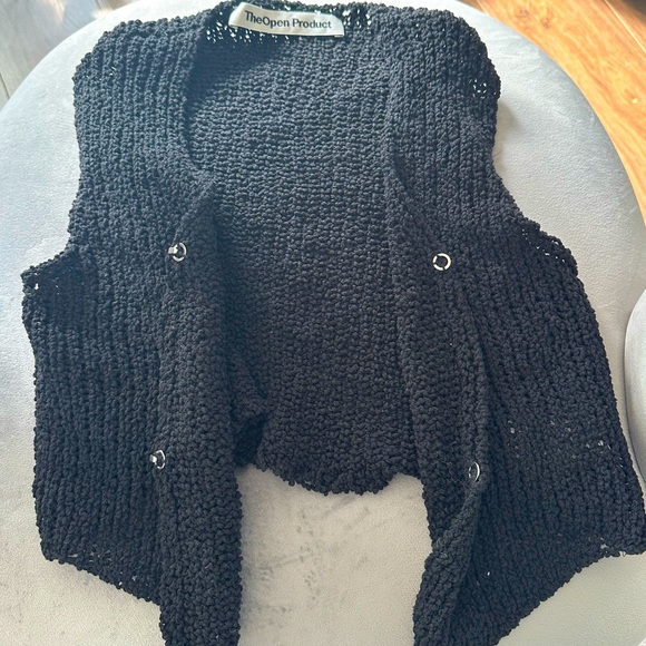 TheOpen Product V Neck Knit Vest - OS - Picture 9 of 10